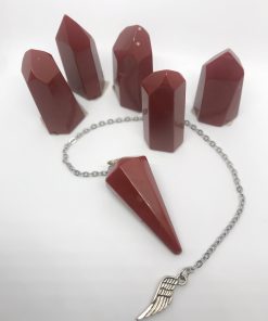 Péndulo en jaspe para chakra 1