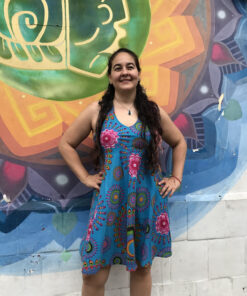 Vestido sententero de tiras con escote en u en Cali