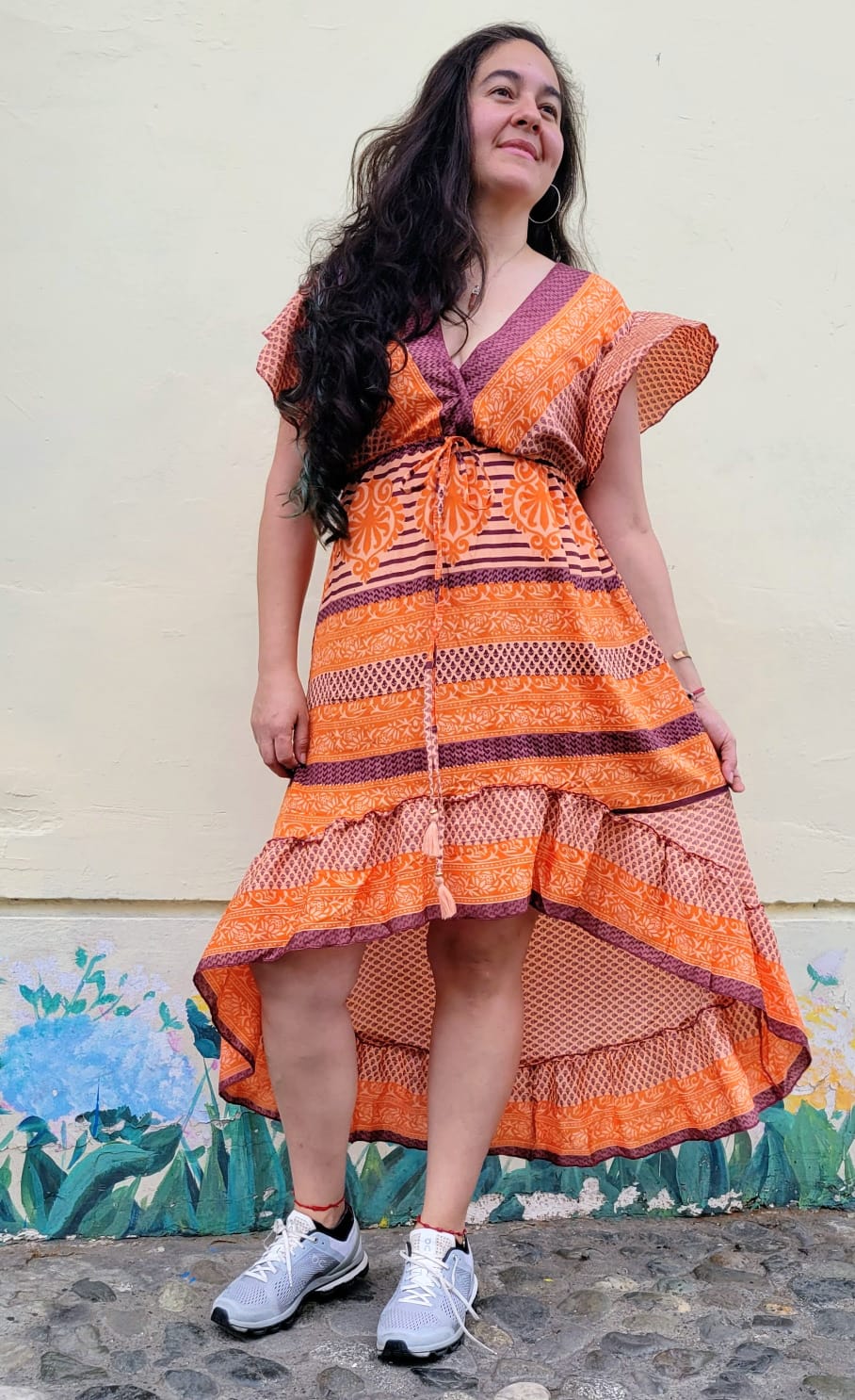Vestido Seda Hindu Vestidos high-low para dama en Cali