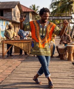 Camisas africanas frescas en Cali
